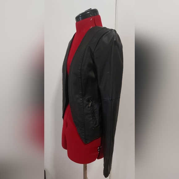 Faux leather jacket - Picture 2 of 4